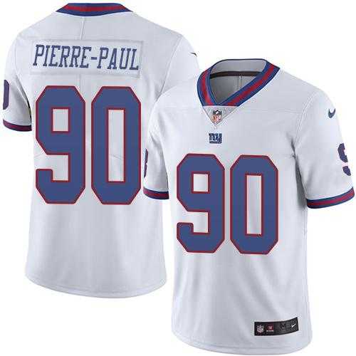 Nike Men & Women & Youth Giants 90 Jason Pierre-Paul White Color Rush Limited Jersey,We sell and wholesale Nike Men & Women & Youth Giants 90 Jason Pierre-Paul White Color Rush Limited Jersey on line form chian!